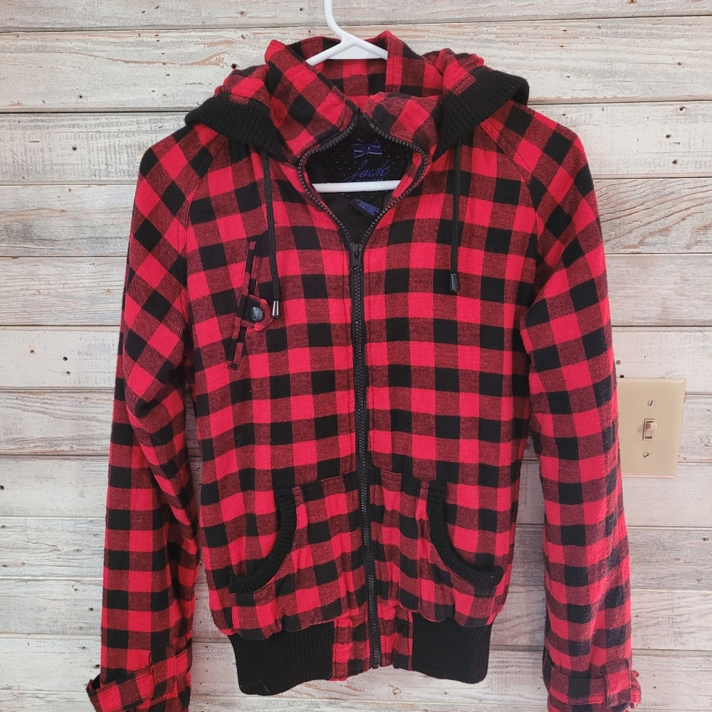 Jack BB Dakota large buffalo plaid jacket